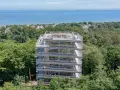 Der Baumwipfelpfad Usedom bietet einen atemberaubenden Blick über die Baumkronen und das Meer.