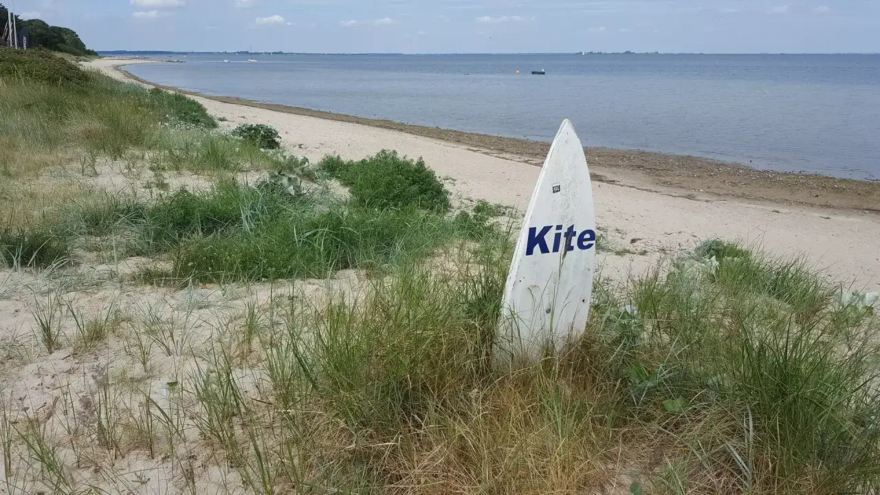 Strand Loissin Greifswalder Bodden Naturstrand